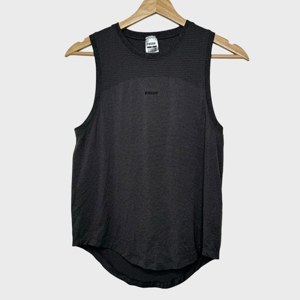 Gymshark Fitness Tank Top | XS | Gray Sleeveless Crewneck Sporty Gym Shirt